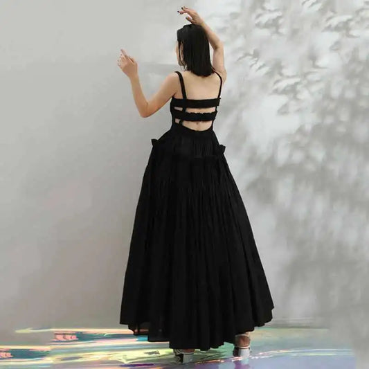 Sling Backless  Vintage Dress