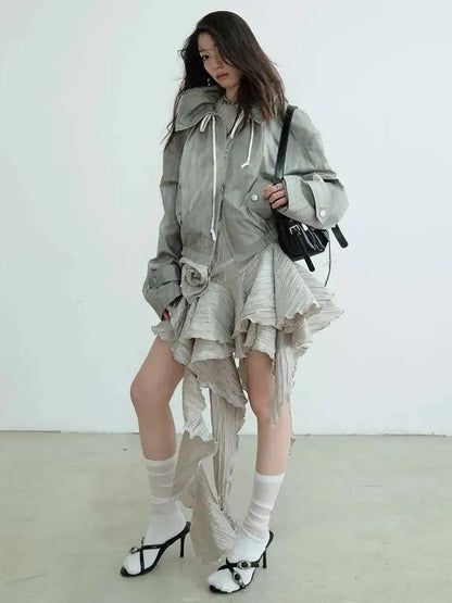 Quinni Gray  Mini Dress