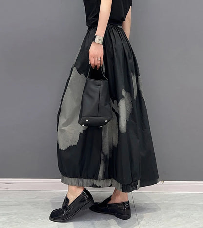 Solo Painted Fashion Streetwear Skirt