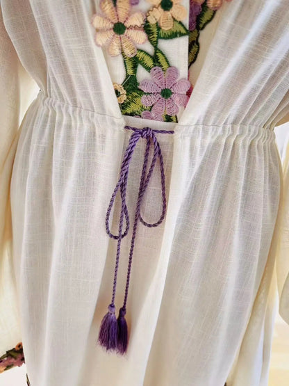 Blue Moon Fashion Embroidery Dress