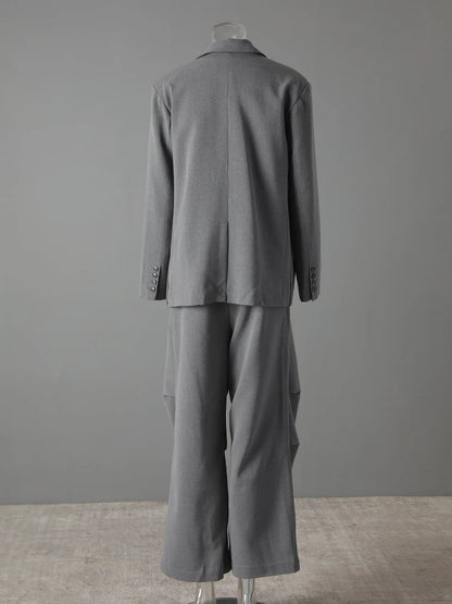 Blue Moon Fashion Gray  Suit 3 Piece Set Women