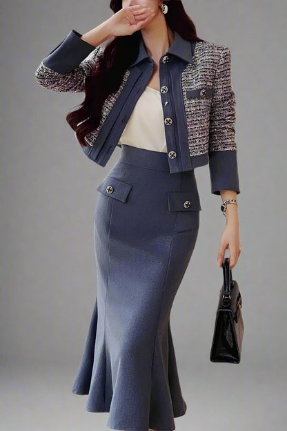PK Tweed Two Piece Set