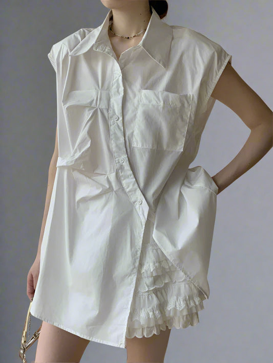 Slit  Blouse