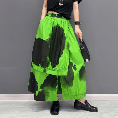 Solo Painted Fashion Streetwear Skirt