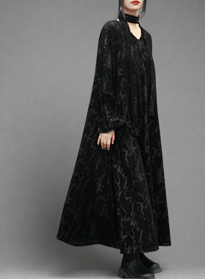 Dark Chenille Dress