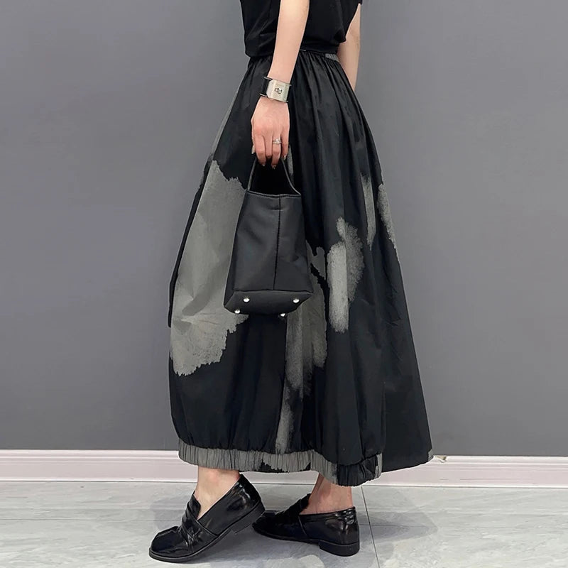 Solo Painted Fashion Streetwear Skirt