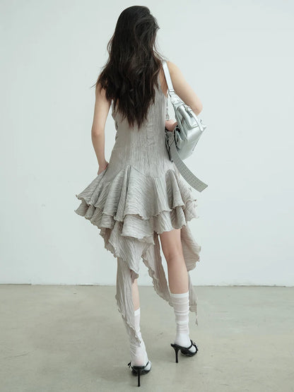 Quinni Gray  Mini Dress