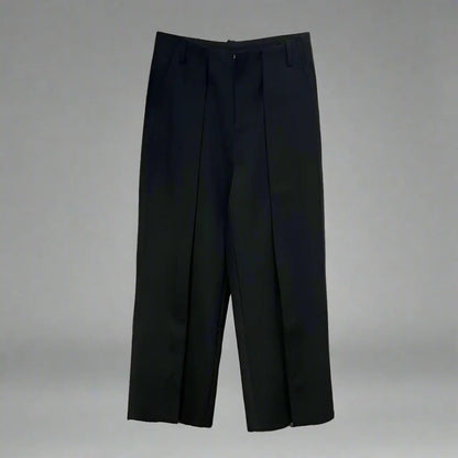 Double Zipper Patchwork Pants