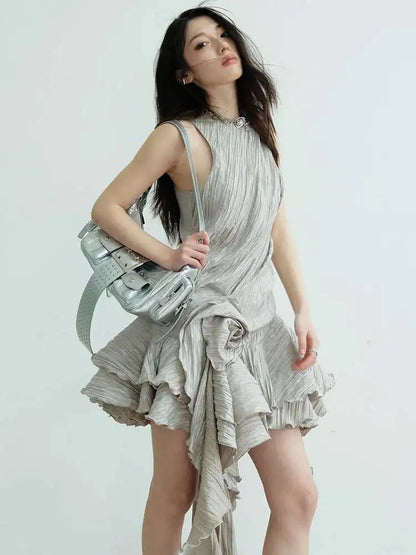 Quinni Gray  Mini Dress