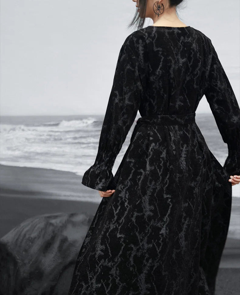 Dark Chenille Dress