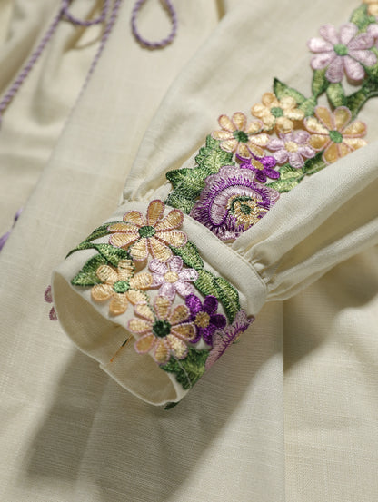 Blue Moon Fashion Embroidery Dress