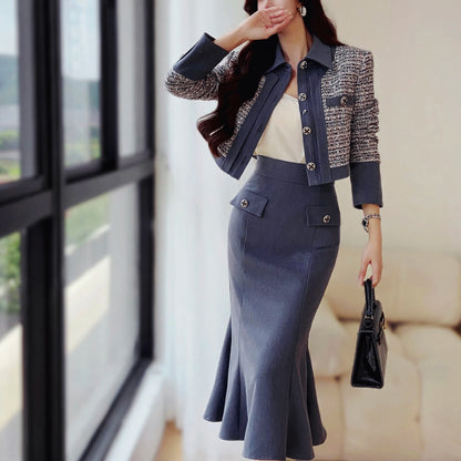 PK Tweed Two Piece Set