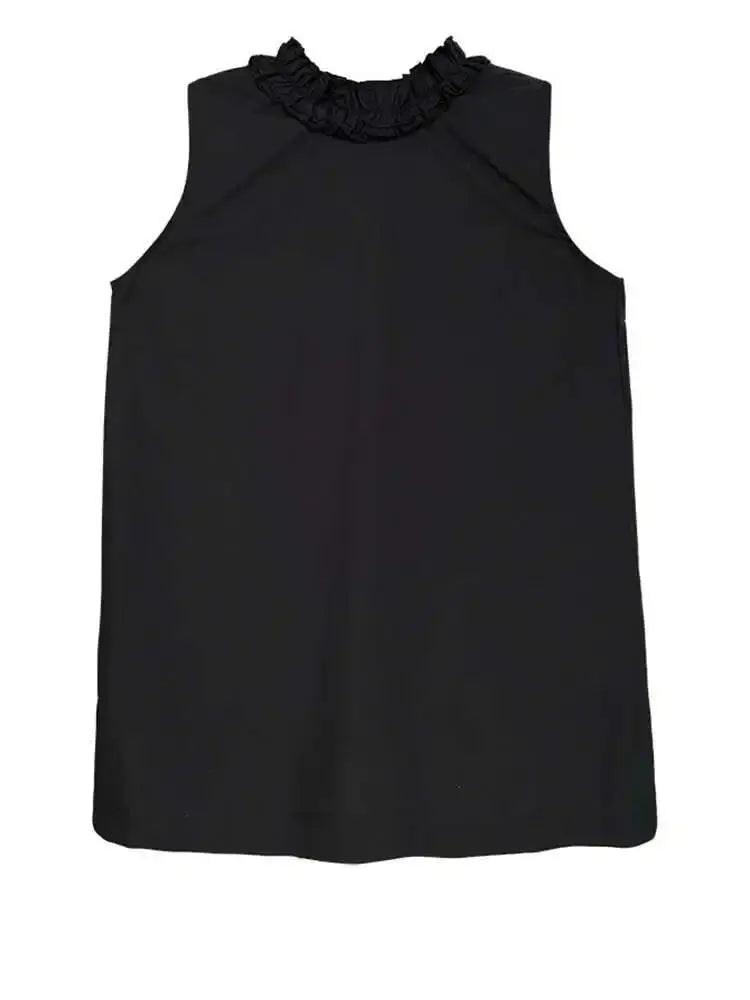 Ruffles Both Side Wear Tank Tops Blue Moon Fashion House