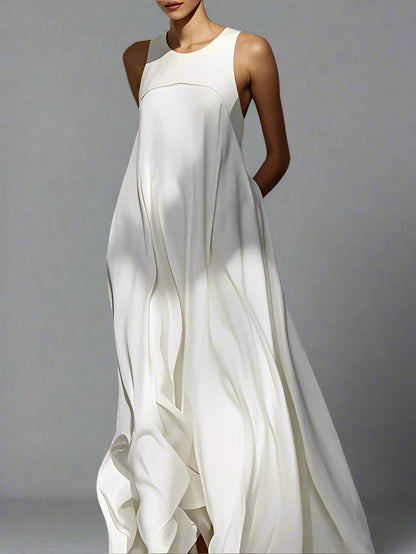 White Maxi Dresses For Women | Blue Moon Fashion