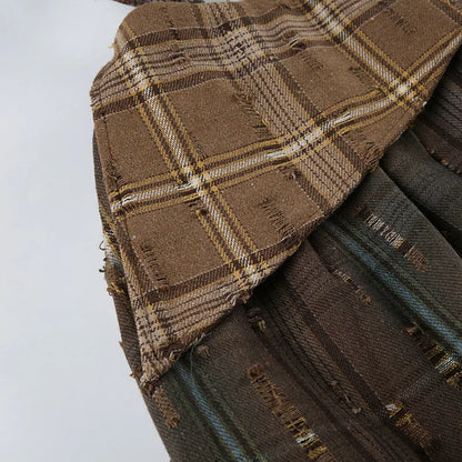 Blue Moon Fashion Irregular Stacked Street Fashion Skirt