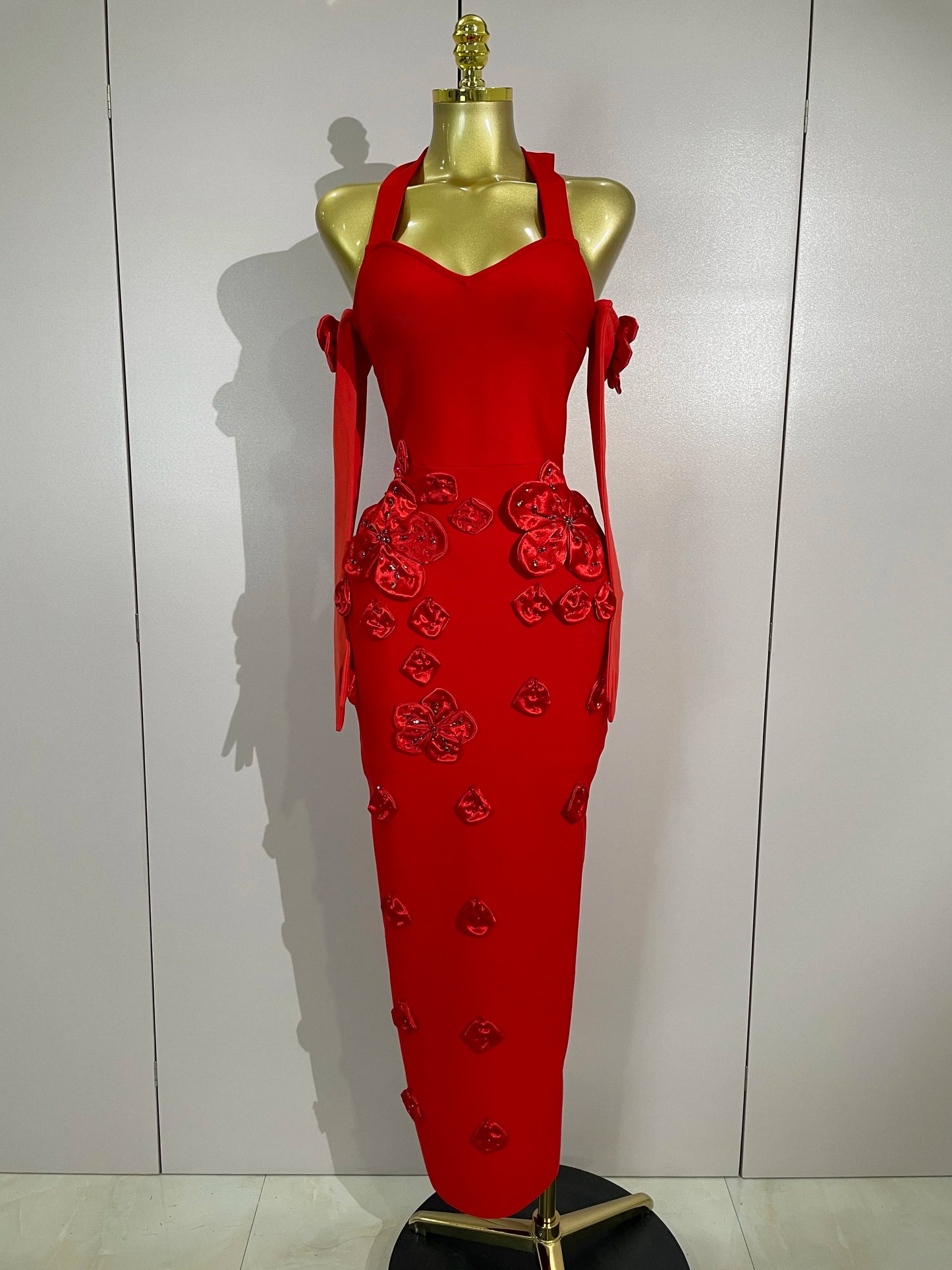 3D Flower Sandra Dress