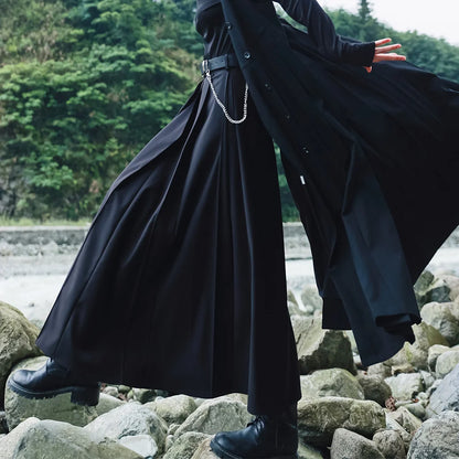 Zana Elegant Mid Length Skirt With Belt!