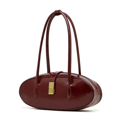Baguette Genuine Leather Shoulder Bags