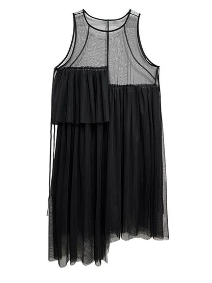 Mesh HP Long Dress