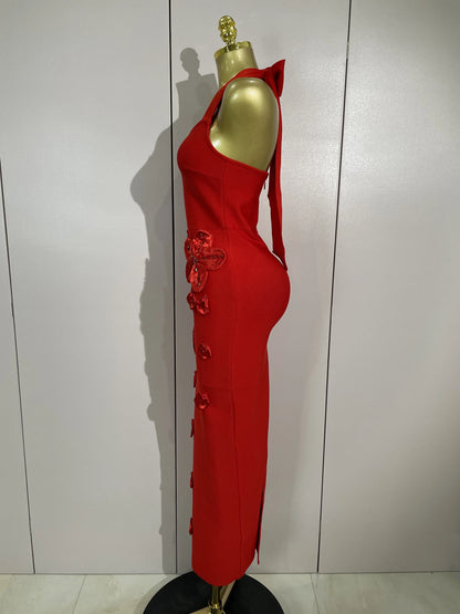 3D Flower Sandra Dress