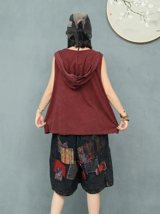 Fashion Denim  HLM  Two-piece Set