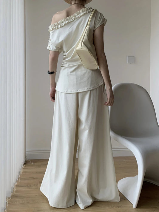 Two Pieces  Sana Beige Set