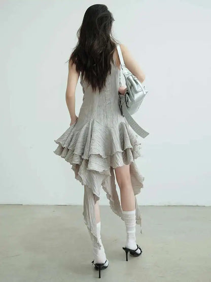 Quinni Gray  Mini Dress
