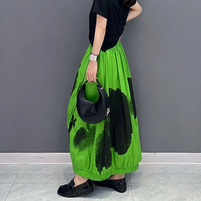 Solo Painted Fashion Streetwear Skirt