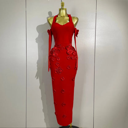 3D Flower Sandra Dress