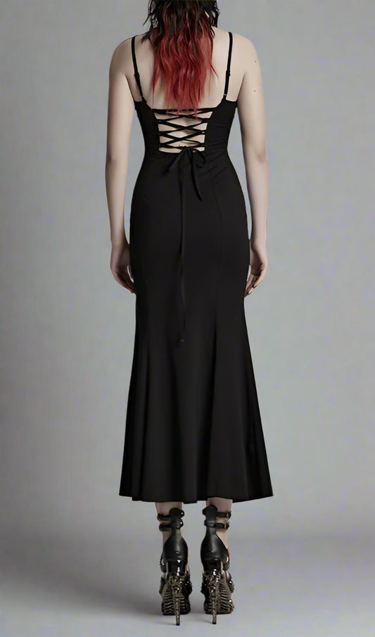 Women's Asymmetric Segmentation Design  Dress