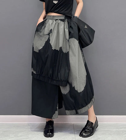 Solo Painted Fashion Streetwear Skirt