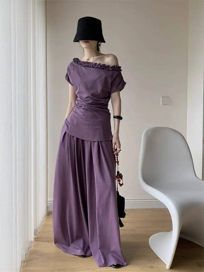 Two Pieces  Sana Beige Set