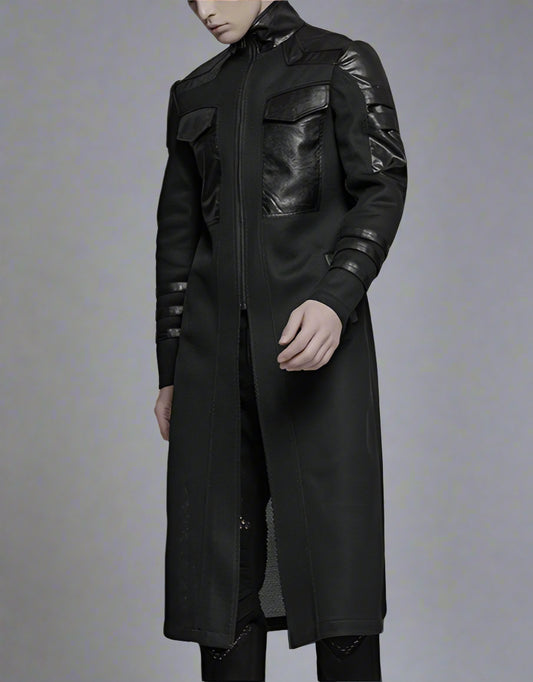 Men's Cyberpunk Twill Woven Jacket