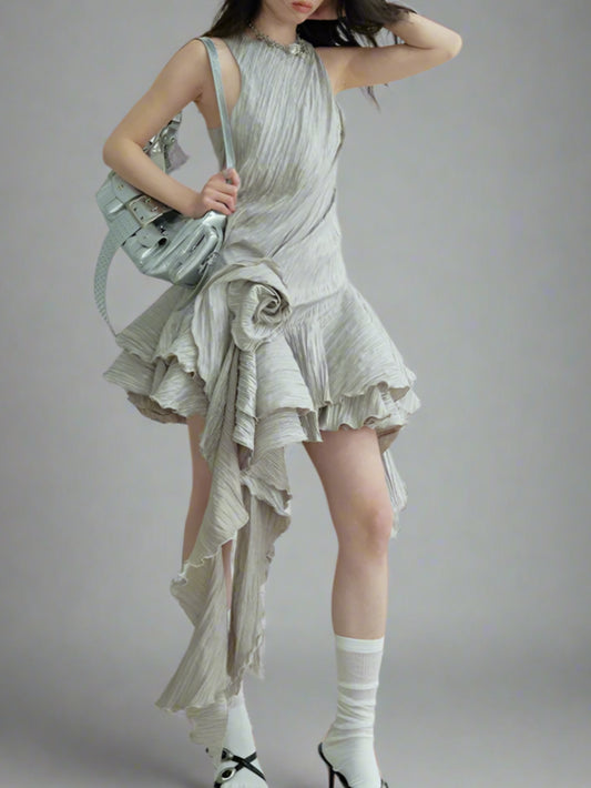 Quinni Gray  Mini Dress