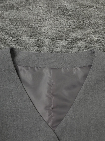 Blue Moon Fashion Gray  Suit 3 Piece Set Women