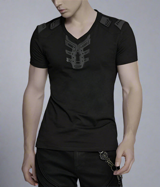 Men's Cyber Punk Short Sleeved Futuristic Avant-garde T-shirt