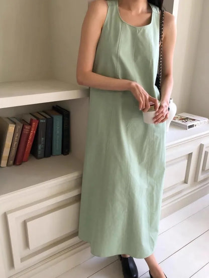 Fresh Sleeveless Tank Top Dress | Blue Moon Fashion