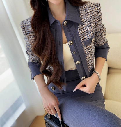 PK Tweed Two Piece Set