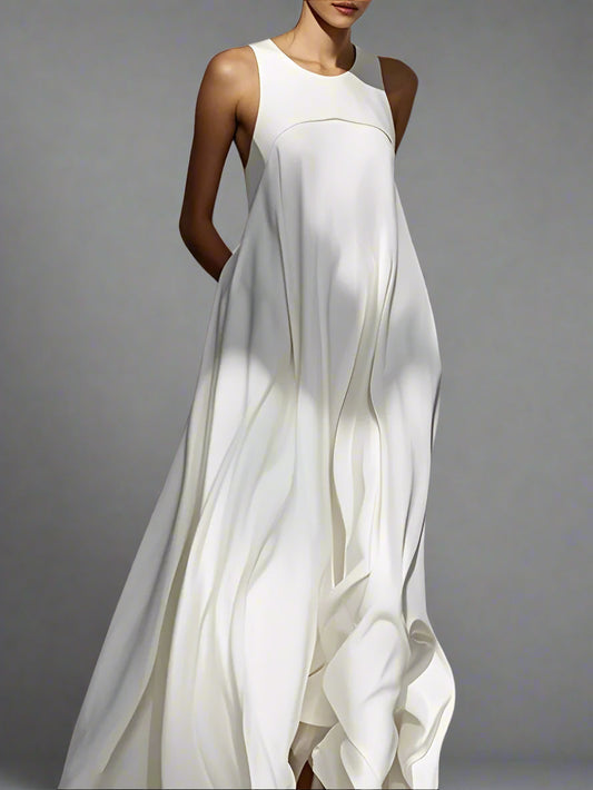 White Maxi Dresses For Women | Blue Moon Fashion
