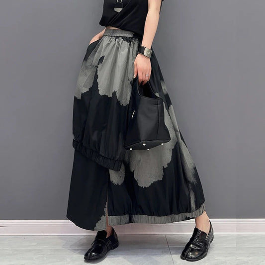 Solo Painted Fashion Streetwear Skirt