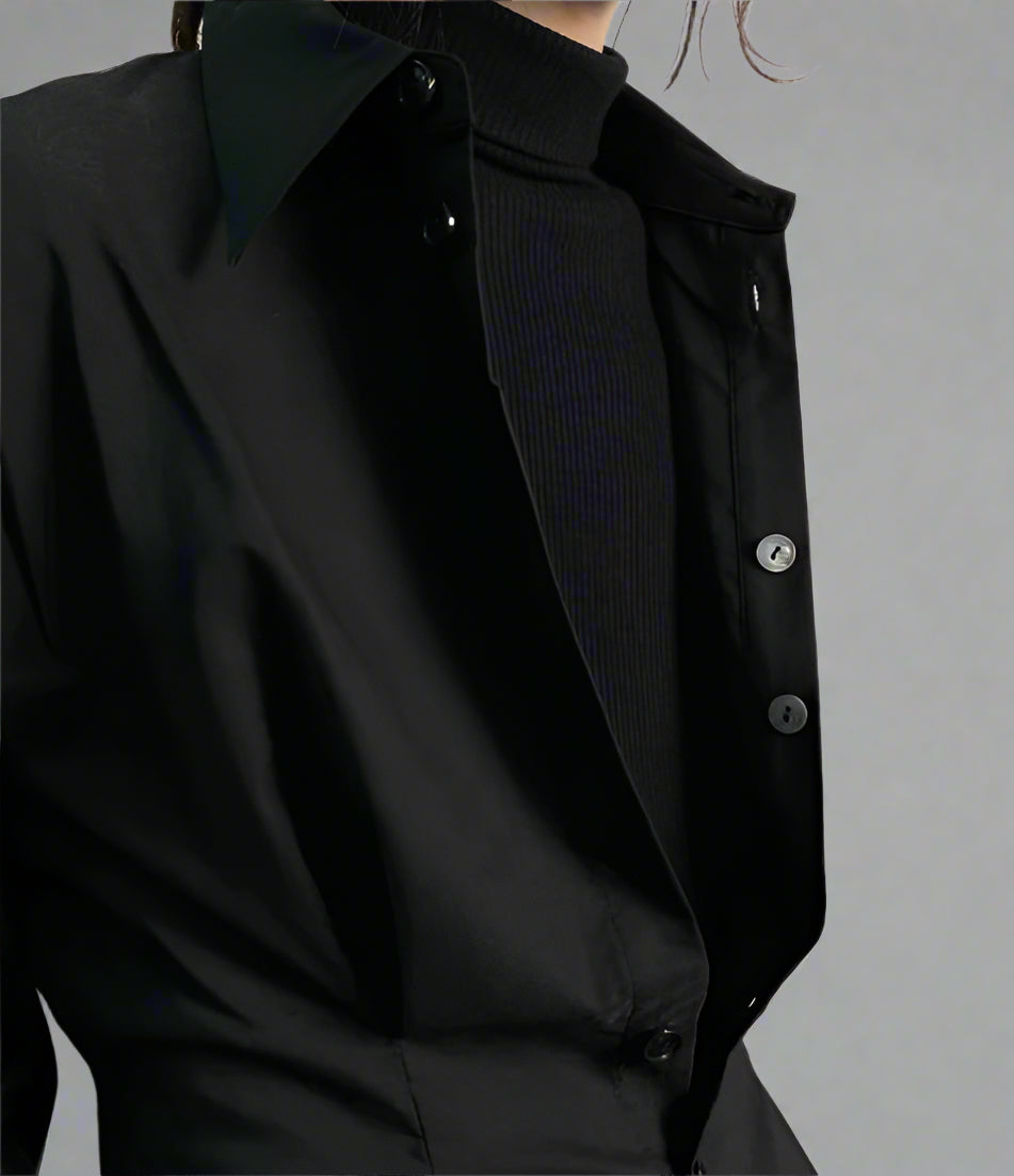 Blue Moon Fashion  Long Black Coats for Men Luxury Designer