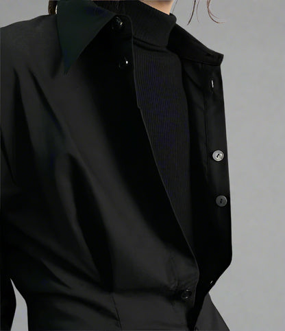 Blue Moon Fashion  Long Black Coats for Men Luxury Designer