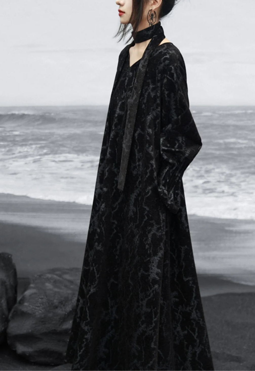 Dark Chenille Dress