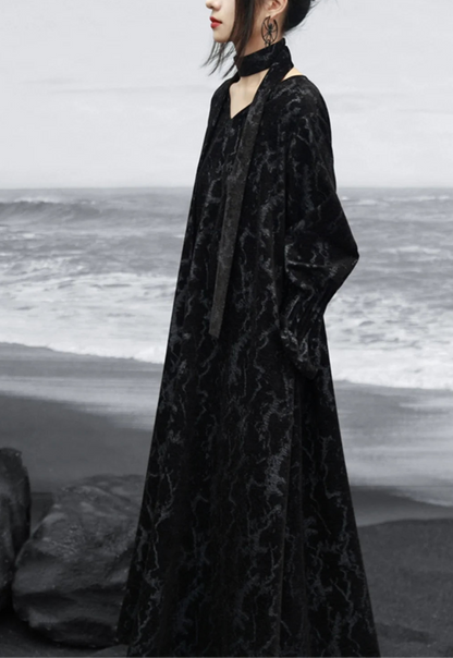 Dark Chenille Dress