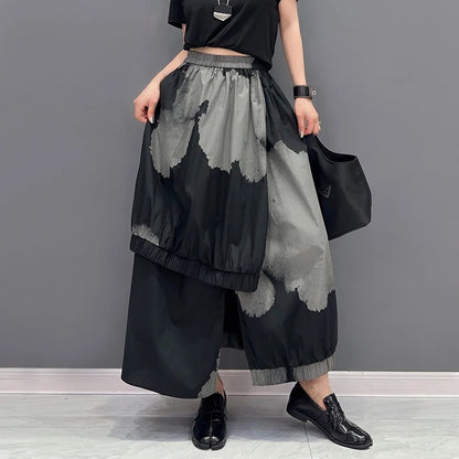 Solo Painted Fashion Streetwear Skirt