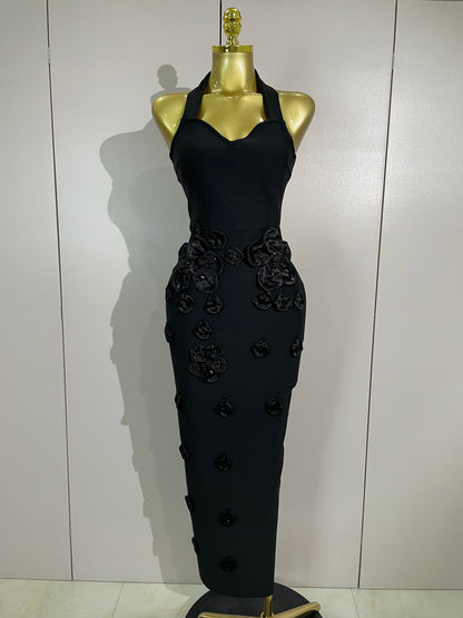 3D Flower Sandra Dress