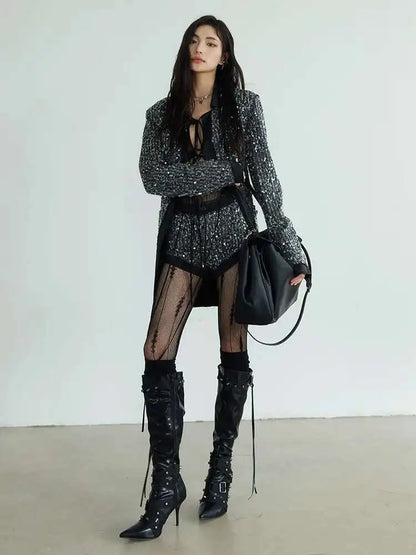 Sequins S Two Piece Suit