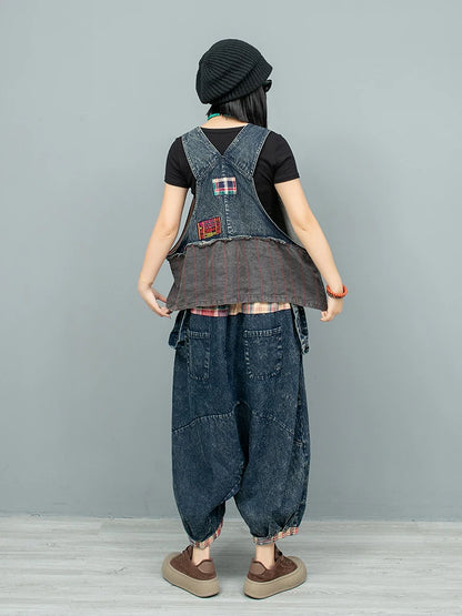 Blue Moon  Fashion Retro  Denim  Ira Two-piece Set