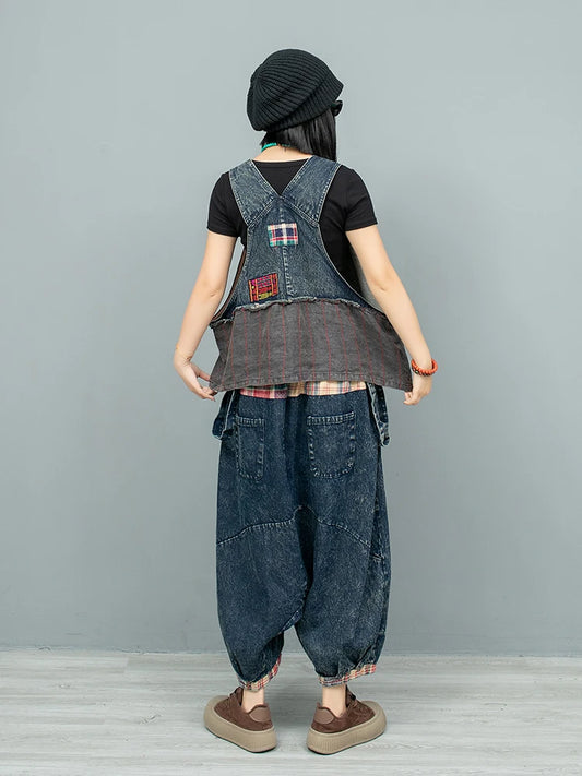 Blue Moon  Fashion Retro  Denim  Ira Two-piece Set