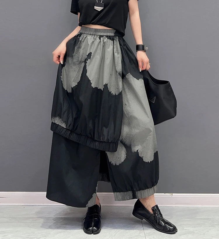 Solo Painted Fashion Streetwear Skirt